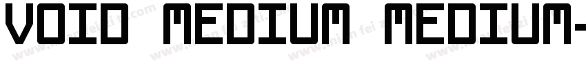 Void Medium Medium字体转换